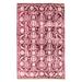 ECARPETGALLERY Hand-knotted Finest Agra Jaipur Dark Magenta Wool Rug - 5'4 x 8'4
