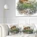 Designart 'Relaxing Tiger' Animal Throw Pillow