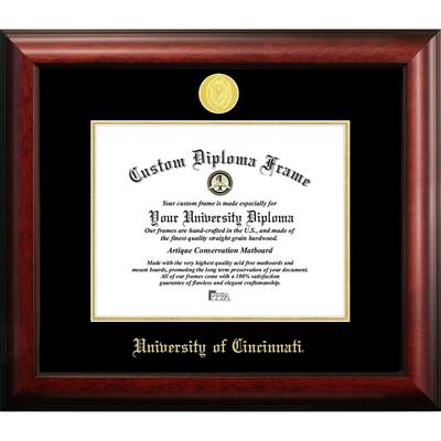 University of Cincinnati 11w x 8.5h Gold Embossed Diploma Frame