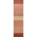 Contemporary Striped Gabbeh Kashkoli Oriental Runner Rug Wool Handmade - 2'6" x 10'0"