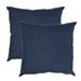 Olivia Quido Sunbrella® Spectrum Indigo 20-inch Outdoor Pillow 2-pack - 20" x 20"