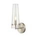 Elk Home Valante Satin Nickel With Clear Glass 1 Light Sconce