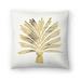Palm Tree Gold - Decorative Throw Pillow
