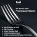 Fantasia Red 5-piece Stainless Steel Flatware Set