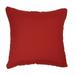 Sorra Home Red Indoor/ Outdoor Square Throw Pillows (Set of 2)