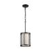 Elk Home Filmore Oil Rubbed Bronze Fabric 1 Light Pendant