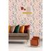 Multicolored Hand Drawn Light Flowers Peel and Stick Wallpaper