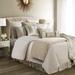 HiEnd Accents Fairfield Herringbone Linen Coverlet Set, 4PC