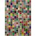 ECARPETGALLERY Hand-knotted Color Transition Patchwork Multi Wool Rug - 6'6 x 9'8