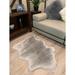 Ovella Home Premium Luxurious Faux Sheepskin Single Pelt Plush Shag Accent Rug - 2' x 3' - 2' x 3'