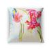 Kavka Designs pink/ blue/ cream happier hour accent pillow with insert
