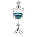 Ornate Stake Planter with Solar Light