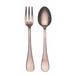 Stainless Steel w/PVD Titanium Coating Vintage Bronzo Serving Set (Fork and Spoon)