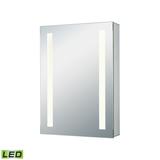 Elk Home LED Lighted Mirrors Brushed Aluminum Metal Mirror