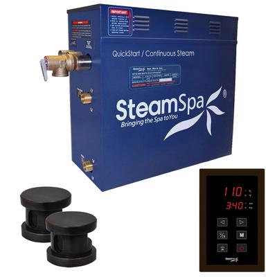 SteamSpa Oasis 10.5 KW QuickStart Steam Bath Generator Package in Oil Rubbed Bronze