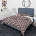 Designart 'Retro Ornamental Design IX' Mid-Century Modern Duvet Cover Comforter Set