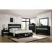 Manzini Contemporary Black Solid Wood 2-Piece Storage Platform Bed and Chest Set by Furniture of America