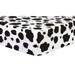 Cow Print Deluxe Flannel Fitted Crib Sheet