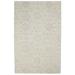 One of a Kind Hand-Tufted Modern & Contemporary 5' x 8' Floral & Botanical Wool Beige Rug - 5'0"x8'0"