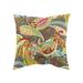 Whimsy grey paisley 20" pillow