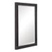 Uttermost Gower Aged Black Vanity Mirror - Antique Black - 25.25x34.625x1.5