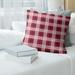 Atlanta Football Luxury Plaid Accent Pillow-Poly Twill