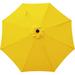 Sunflower Yellow- Aluminum 9-foot Market Umbrella