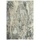 Alora Decor Radiant Grey, Ivory, and Gold Abstract Wool Blend Rug