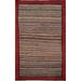 Contemporary Gabbeh Kashkoli Oriental Area Rug Handmade Carpet - 2'8" x 4'0"