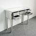 5-Drawers Mirrored Entryway Console Dressing Table - (41.73 x 15.35 x 31.1)"