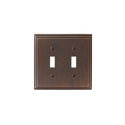 Mulholland 2 Toggle Oil-Rubbed Bronze Wall Plate