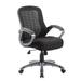 Boss Ribbed High Back Mesh Chair