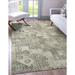 Hand-tufted Wool MULTY GREY Transitional Geometric Modern Tufted Rug - 5' x 8'