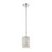 Elk Home Lexington Avenue Polished Chrome Stone 1 Light Pendant