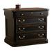 Hekman Furniture Home Office Executive Wood/Leather Locking Lateral 4-drawer File Cabinet