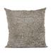 Plutus Brown Natural Leaf Jacquard Luxury Throw Pillow