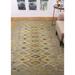 Hand-Woven Winchester Kilim Jefferso Ivory/Grey Rug - 5'7" x 7'11"