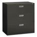 HON 600 Series 3-drawer Charcoal Lateral File