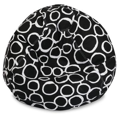 Majestic Home Goods Fusion Cotton Classic Bean Bag Chair Small/Large