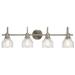 Copper Grove Clendinning 4-light Bath/ Vanity Fixture - Brushed nickel