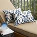 Marineland Indigo/ Cream Indoor/ Outdoor 13 x 20-inch Corded Pillow Set by Havenside Home