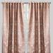 Rodeo Home Rod Pocket Katherine Damask Curtains (Set of 2) - 54" x 96" - 54" x 96"