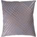 Artistic Weavers Stelara Metallic Modern Medium Gray Feather Down or Poly Filled Throw Pillow 22-inch