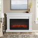 Beau 58.5" Electric Fireplace in White by Real Flame