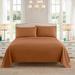 Deep Pocket Soft Microfiber 4-piece Solid Color Bed Sheet Set