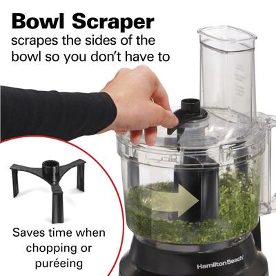 Hamilton Beach 10 Cup Bowl Scraper Food Processor