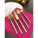 Vibhsa Designer 20 Piece Gold Flatware Set, Service for 4