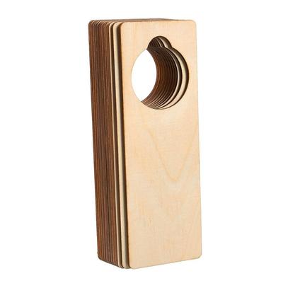 Juvale Wood Door Knob Hangers - 12-Pack 9.5 x 3.25 x 0.1-Inch Signs - 9.5 x 3.25 x 0.1-Inch