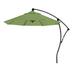 California Umbrella 9' Rd Aluminum Cantilever Market Umbrella, Crank Lift, 360 Degree Rotation, Bron