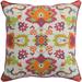Artistic Weavers Kyna Floral Modern Bright Orange Feather Down or Poly Filled Throw Pillow 20-inch
